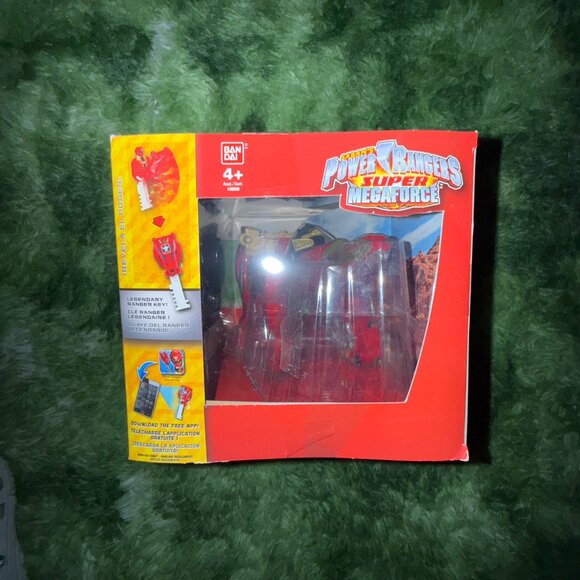 *NEW Bandai Power Rangers Super Megaforce Wild Force Lion Zord with Ranger Key - Picture 5 of 5
